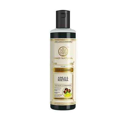 KHADI NATURAL AMLA & REETHA HAIR CLEANSER 210 ml - Shampoos