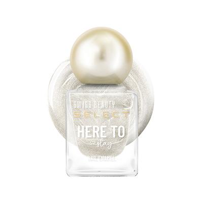 Swiss Beauty Select Here To Stay Nail Enamel With High Gloss Finish Metallic Gold 12 ml - Nail Polish