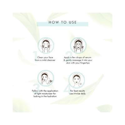 mCaffeine Vitamin C Green Tea Face Serum for Glowing Skin with Hyaluronic 2's - Face Gels