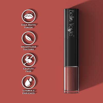 Bella Voste Prime & Pout Liquid Lipstick Bitter Sweet 06 1's - Liquid Lipsticks