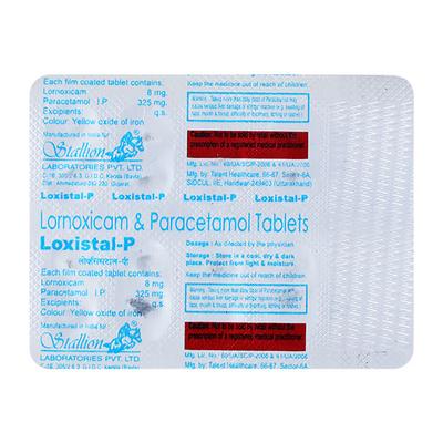 LOXISTAL P Tablet 10's - Pain relief-Nsa