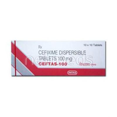 Ceftas 100mg Tablet 10'S - Bacterial Infections-Cep