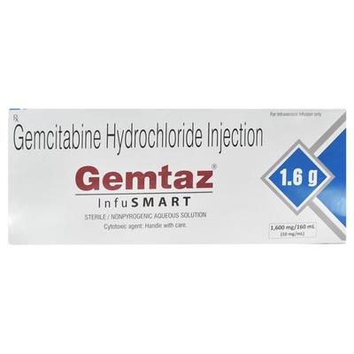 GEMTAZ INFUSMART 1.6gm Injection 160ml - Cancer Oncology-Cyt