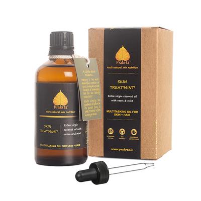 Prakrta Skin Treat'Mint' Multitasking Oil for Skin + Hair 100 ml - Hair Oils