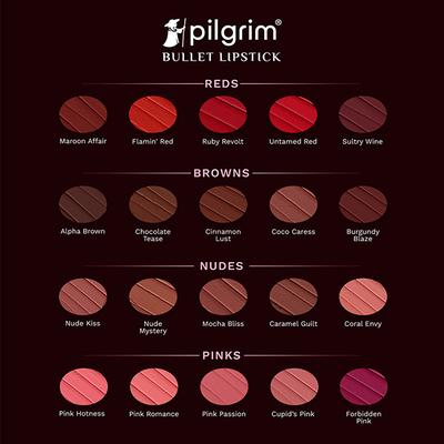 Pilgrim Bullet Lipstick Flaming Red 4.2 g - Lipsticks