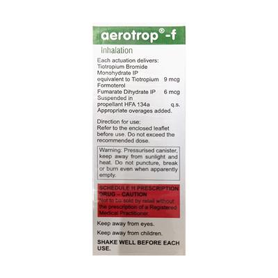 AEROTROP F WITH DOSE COUNTER 180md Inhaler 11.03g