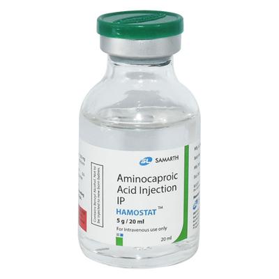 Hamostat 125mg Injection 20ml - Bleeding Disorders-Hae