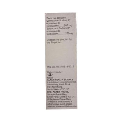 Taximax 750mg Injection 1's - Bacterial Infections-Cep