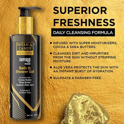 Bryan & Candy Superio Shower Gel 300 ml - Shower Gels & Body Wash