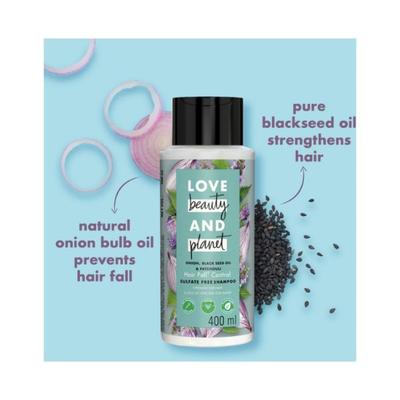 Love Beauty And Planet Onion, Black seed & Patchouli Hairfall Control Sulfate Free Shampoo 200 ml - Shampoos