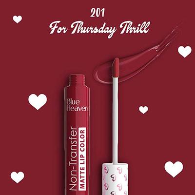 Blue Heaven Lip Kicks Non Transfer Lip Color 19.6ml 7's - Liquid Lipsticks