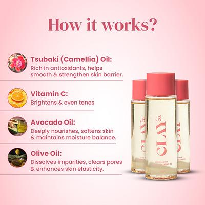 Clayco Zero-Residue Tsubaki Cleansing Oil 100 ml - Make Up Removers