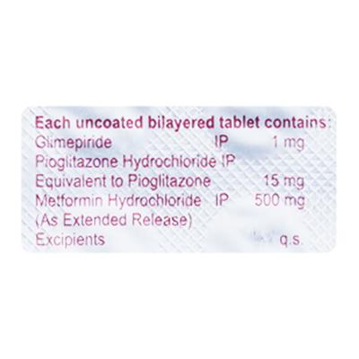 PRICHEK GMP 1 Tablet 15's - Diabetes-Ant