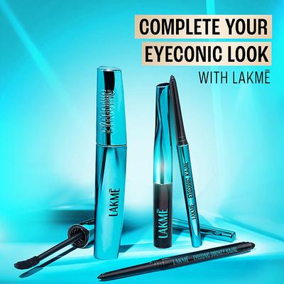 Lakme 9 to 5 Eyeconic Kajal, Smudgeproof, Waterproof, lasts upto 24 Hrs, Deep Black (Pack Of 2 x 0.35gm) 1's - Kajal & Kohls