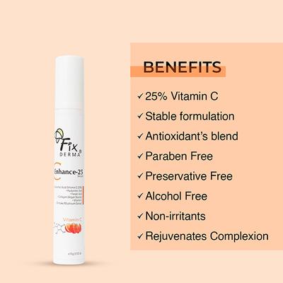 Fixderma C-Enhance 25 Face Serum 15 gm - Face Serum