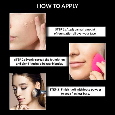 Star's Cosmetics Natural Flawless Finish, High Coverage Waterproof Face Make Up Foundation (803) 9.5 gm - Foundation