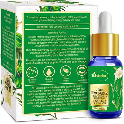 Stbotanica Pure Lemongrass Essential Oil 15 ml - Essential Oils