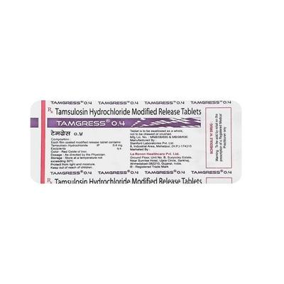 Tamgress 0.4mg Tablet 10'S - Bladder And Prostate Disorders-Dru
