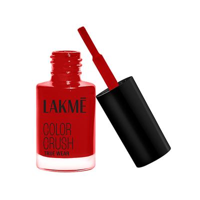 Lakme True Wear Color Crush Nail Polish, Long Lasting & Vibrant Nail Paint, 404, 6ml - Nail Polish