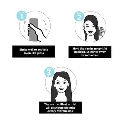 BBlunt Hot Shot Finish Spray For Radiant Shine 200 ml - Hair Sprays & Mists