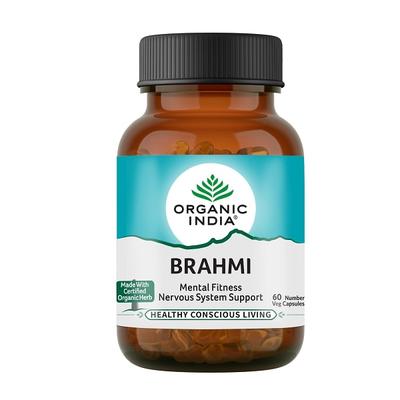 Organic India Brahmi Mental Fitness Veg Capsule 60's - Speciality Medicines
