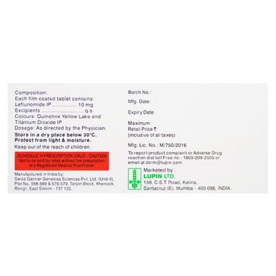 LEFUTOID 10mg Tablet 10's - Gout