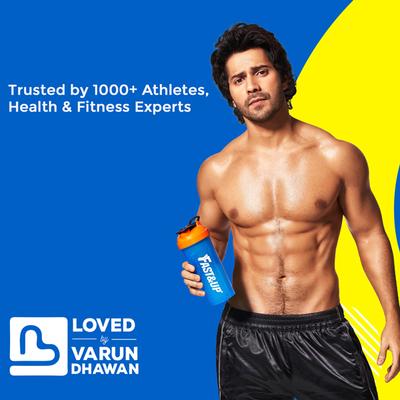 Fast&Up Whey Essentials Premium Isolate & Concentrate Blend - Chocolate Flavour 800 gm - Workout Essentials