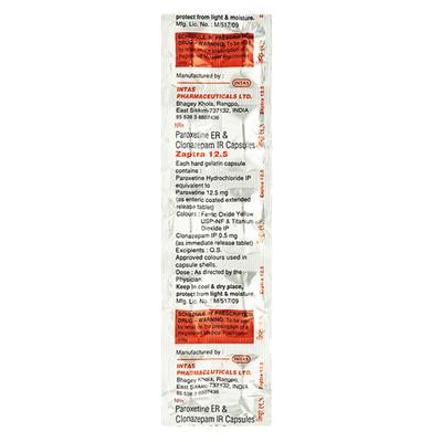 ZAPTRA 12.5mg Capsule 10's - Depression-Ant