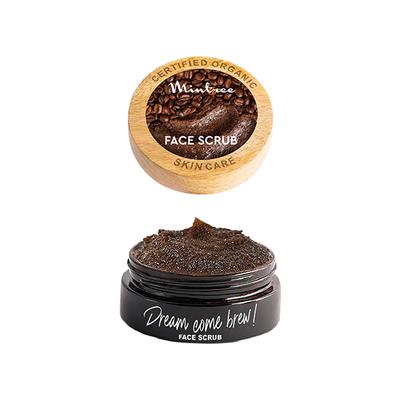Mintree Certified Organic Coffee Face Scrub, Tan Removal, Exfoliates and Brightens Skin 60 gm - Scrubs & Exfoliants