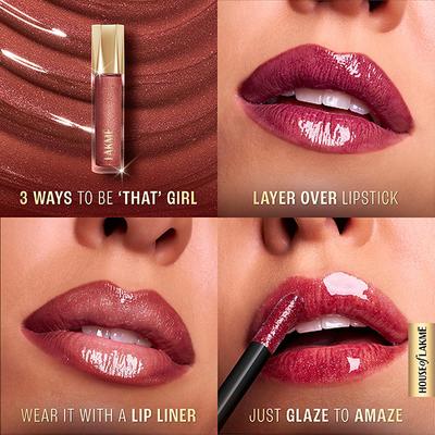 Lakme Glitterati Lip Glaze 202 Peach Punch 5 ml - Lip Glosses