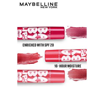 Maybelline New York Baby Lips Lip Balm, Pink Lolita 4 gm - Lip Balms