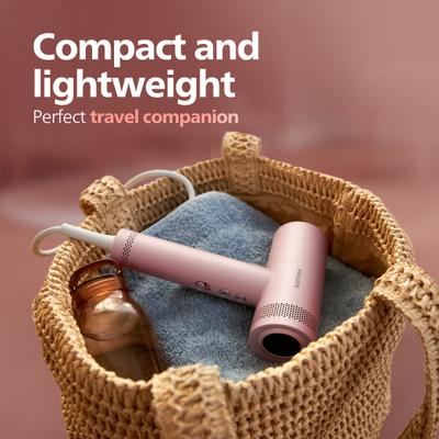 Philips Hydrating Hair Dryer Retain 100% Hair Strength, 2 magnetic attachment BHD837/10 1's - Hair Dryers