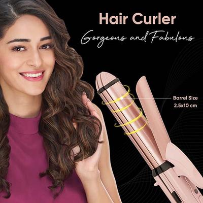 Vega Mini 3 in 1 Hair Styler- Mini Hair Straightener, Crimper & Curler for Women, (VHSCC-07) 401 gm - Straighteners