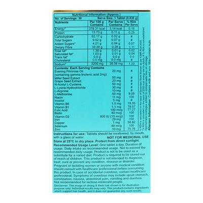 HAIRBLESS DIVA GLUTEN FREE NUTRACEUTICAL FOR WOMEN Tablet 30's - Hair Loss-Oda