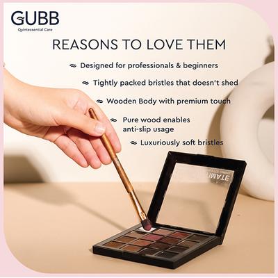 Gubb Essential Trio Kit Set Of 3 (Foundation, Eyeshadow & Lip) 1's - Face Brush