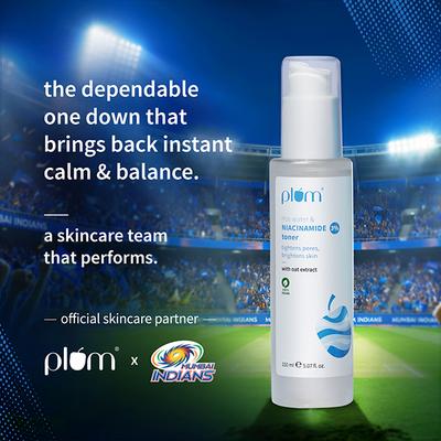 Plum 3% Niacinamide Toner with Rice Water Clarity Boost Fragrance Free 150ml - Toners