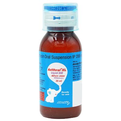 Azithral XL 200mg Liquid 30ml - Bacterial Infections-Mac