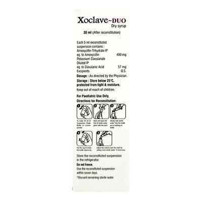 Xoclave Duo Dry Syrup 30ml - Bacterial Infections-Pen