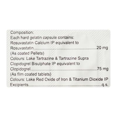 Crevast CV 20mg Capsule 10'S - High Cholesterol-Dys