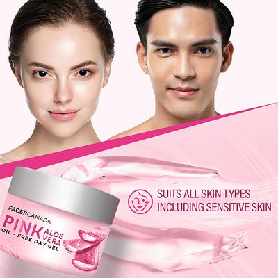 FACESCANADA Pink Aloe Vera Oil-Free Day Gel 15 gm - Face Gels