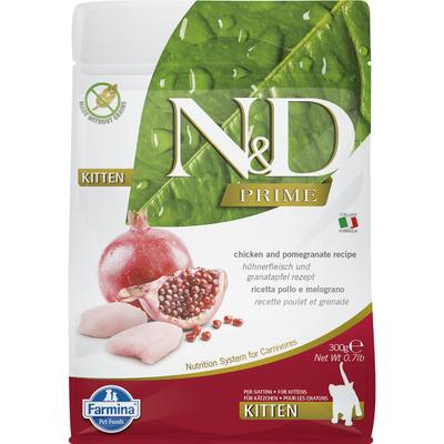Farmina N&D Prime Cat Food - Chicken And Pomegranate (Kitten) 300 g - Petfood