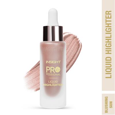 Insight Professional Liquid Highlighter - Blushing Sun 25 gm - Highlighters & Illuminators