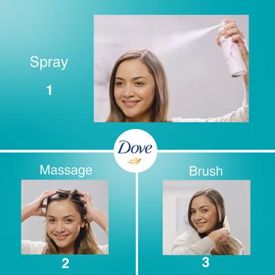 Dove Fresh Coconut Dry Shampoo for Oily Scalp & Dull Hair 141 ml - Dry Shampoos & Conditioners