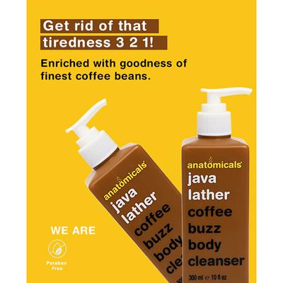 Anatomicals Coffee Buzz Body Cleanser 300 ml - Shower Gels & Body Wash