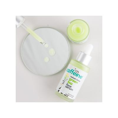 mCaffeine Naked Detox Green Tea with Vitamin C 72 Hr Hydration Face Serum for All Skin Types 40ml - Face Serum