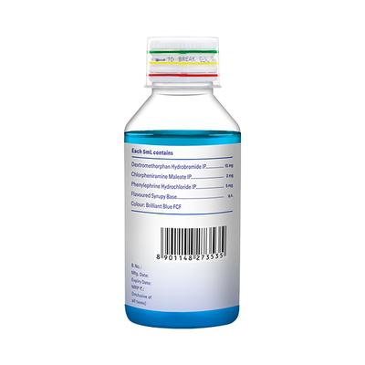 ZEDEX PLUS SUGAR FREE MIX FRUIT FLAVOUR COLD RELIEF Syrup 100ml - Cough And Cold-Cou