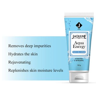 Jaquline USA Aqua Energy Face Gel Scrub 100 gm - Face Scrubs