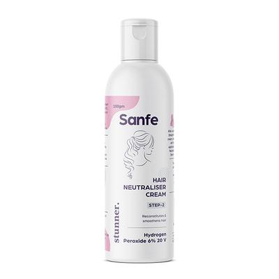 Sanfe Stunner Hair Straightening and Neutraliser Duo Cream 200 gm + Hair Neutraliser Cream 100 gm 1's - Hair Creams