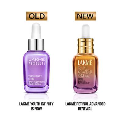 Lakme Retinol Advanced Renewal Serum 30 ml - Dark Circle & Wrinkle Busters