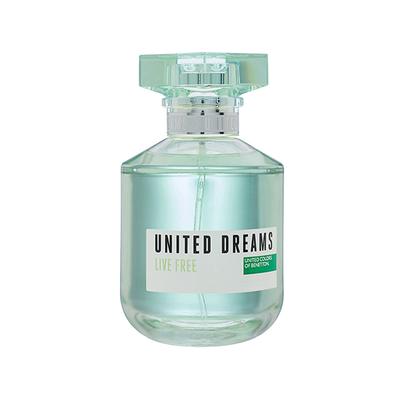 United Colors Of Benetton United Dreams Live Free For Women Eau De Toilette 80 ml - Women Perfumes (Edt/Edp)